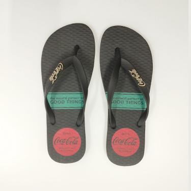 Imagem de Chinelo Sandalia Masculino Coca Cola Green Band Good Things