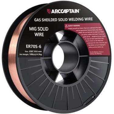 Imagem de Fio de Solda MIG ARCCAPTAIN ER70S-6 0,030" - 4,5kg (10lb)