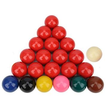 Imagem de Conjunto de bolas de bilhar 22Pcs, Bolas de sinuca profissionais de 52,2 mm/2,1 pol. Conjunto de bolas de bilhar de resina para mesa de bilhar oficial, bilhar britânico