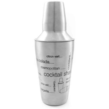 Imagem de Kit Caipirinha Coqueteleira E Socador Inox 500Ml