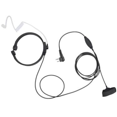 Imagem de Renastar microfones táticos para garganta com fone de ouvido PTT fones de ouvido garganta microfone de pescoço para Motorola Mag One BPR40 CLS1110 CLS1410 CP185 CP200 CP200D DLR1020 DLR1060 DTR650