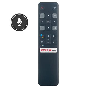 Imagem de Beyution Controle remoto de voz RC802V FNR1 adequado para Smart TVs TCL 40S334 50S434 49S6800 32S6500S 32S6800S 32S6510S 32A325 32A323 55S434 75S434 400S330 70S430 32S334 55S435 50S435 40A343 50S546