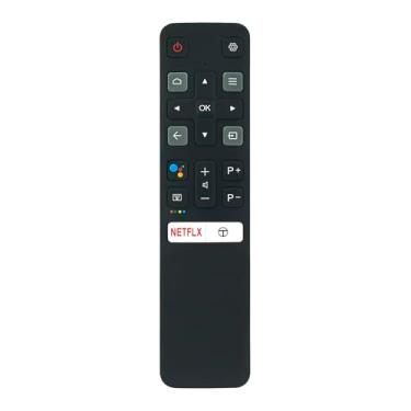 Imagem de Controle remoto de voz de substituição RC802V para TCL Smart Android TV 43P615 43P715 32S615 65S434 32S334 ‎50S546 55S546 75S546 65S546 S430 S434 40S333 0 32S 330 32A325 32A323 32S6800 06