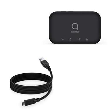Imagem de Alcatel LinkZone 2 Cabo Hotspot móvel, BoxWave [DirectSync - USB 3.0 A para USB 3.1 Tipo C] Cabo de carregamento e sincronização USB C para Alcatel LINKZONE 2 Mobile Hotspot - 1,8 m - Preto