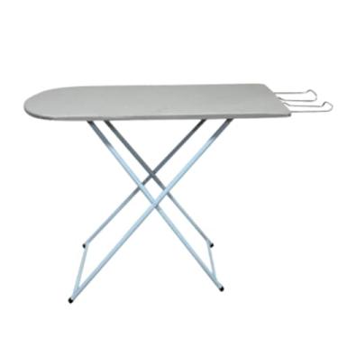 Imagem de Tabua De Passar Roupas Dobrável Regulagem na Altura Passadeira Grande Mesa de Passar Ferro(Branco)