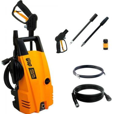 Imagem de Desobstruidora E Lavadora De Alta Pressão Wap Atacama Smart Ultra 2200 1.500psi 1.400w Com Mangueira Desentupidora Amarelo Com Preto 220v
