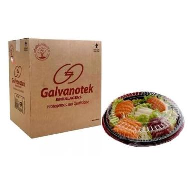 Imagem de Embalagem Pudim- Sobremesas Galvanotek 1Kg Preta G-30M C/100