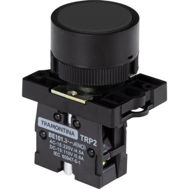 Imagem de Botão De Impulso Tramontina Trp2-ea21 1na Preto Com Base De Plástico