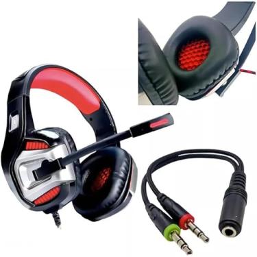 Imagem de Headset Gamer com Fio USB, LED, Microfone Ajustável, GH-X100