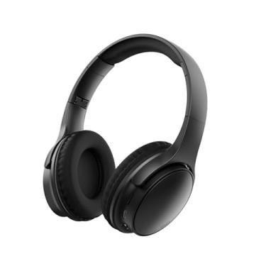 Imagem de Fone De Ouvido Bluetooth 5.4 Headphone Sem Fio Fone Corrida Academia Com Cancelamento de Ruído On-ear com Microfone HD, Cancelamento de Ruído, Compatível com PC e Smartphone (Preto)