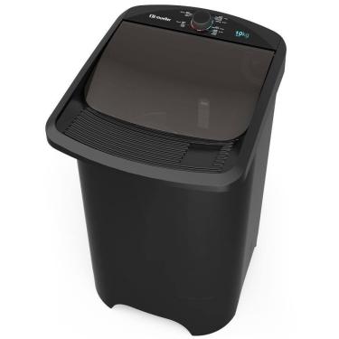 Imagem de Tanquinho De Lavar Roupa Mueller 10 Kg Com Superesfregador MLT10C Preto 220V