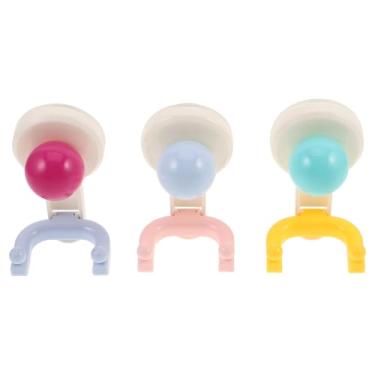 Imagem de PRETYZOOM 3 Ganchos De Ventosa Sem Furadeira Cabideiro De Parede Ganchos De Pendurar Resistentes Toalhas Bolsas Roupões Utensílios De Cozinha Banheiro