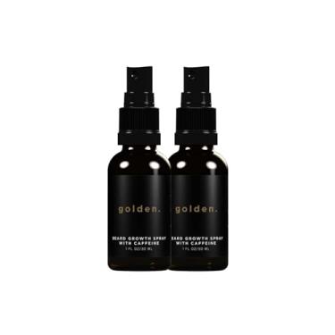Imagem de Golden Grooming Company Spray Para Crescimento De Barba Grooming, Estimula O Crescimento, A Espessura E Força, Fórmula Natural Com Biotina Vitamina E, Desenvolvido Especificamente Barbas Grossas Cac