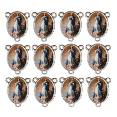 Imagem de 10 Entremeio Nossa Senhora da Conceição Oval Montagem Terços