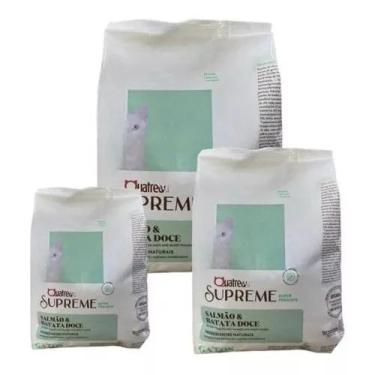 Imagem de Ração Quatree Supreme Gatos Filhotes Salmao, 3 pacotes
