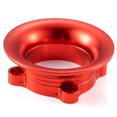 Imagem de WEFEINO Metal Cooling Fan Cover Air Inlet Channel 25mm Upgrade Parts for 1/10 Sakura D4 RC Road Drift Car (Red)