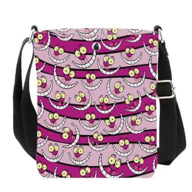 Imagem de TOBGBE Presentes de Contos de Fadas Che-hire Cara de Gato Personagem Bolsa Temática Wonder Land Movie Merchandise Sorrindo Gatinho, Che-hire Cat Face Cb