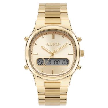 Imagem de Relógio Euro Feminino Fashion Fit Sporty Dourado - Eubj3890aay-4d Eubj3890aay-4d