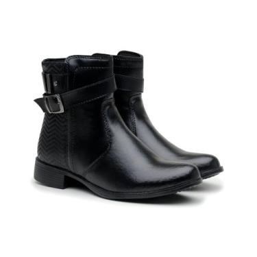Imagem de Bota Feminina Cano Baixo - Baby, Preto, 39