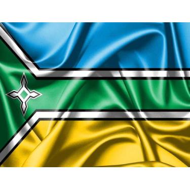 Imagem de Bandeira do Estado do Amapá 80cmx140cm Tecido Oxford 100% Poliéster - 