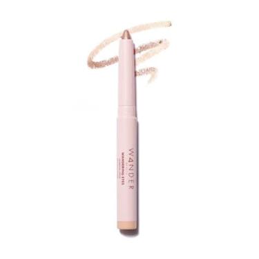 Imagem de Wander Beauty Sombra Em Bastão Wandering Eyes - Starry-Eyed (Bronze Frio Brilhante) Cremosa Sem Borrões E Vincos Com Óleo De Tamarindo Jojoba Ilumina Define Linhas 0,05 Oz