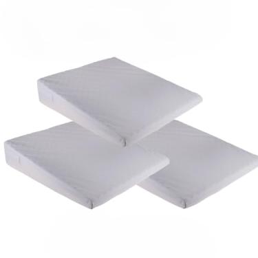 Imagem de Travesseiro Anti-refluxo Adulto c/Capa Rampa Berço Grávida Ativa Circulação Sanguínea Alivia Dor(3 UNIDADES)