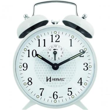 Imagem de Relógio Despertador Analógico Herweg Branco - 2206 021