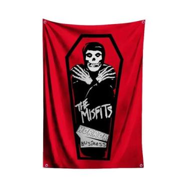 Imagem de Rock Band M-misfits 3x5 Ft Bandeira De Impressão Digital De Poliéster 