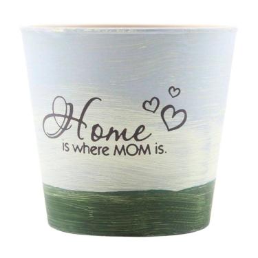 Imagem de Mini Vaso De Planta Cachepot Estampado Decorado 12,5cm