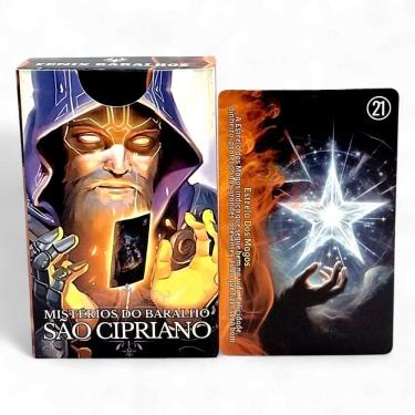 Imagem de Baralho Mistérios do São Cipriano 36 Cartas Autoexplicativas