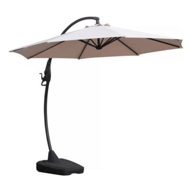 Imagem de Ombrelone Lateral Premier Com Base 3x3m U.v +50 Santorini