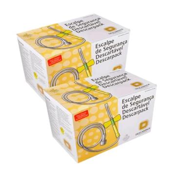 Imagem de Escalpe De Segurança Estéril Scalp 19g Descarpack - 200 Und