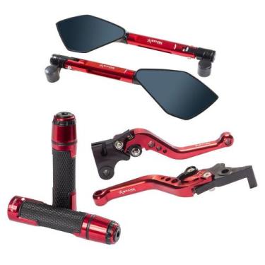 Imagem de Kit Manopla Pegasus TM2 Manete CB300R Cbx250 Twister - Stark Race, Ver