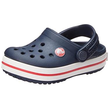Imagem de CROCS Crocband Clog T - Navy/Red - C4, X207005-485-C4, Unisex Adult, Navy/Red, C4
