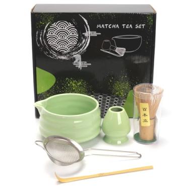 Imagem de SUEIANNMN Conjunto De 5 Batedores Para Chá Matcha, Kits Agitação, Feitos À Mão, Naturais