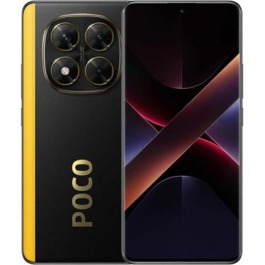 Imagem de Celular Xiaomi Poco X7 Preto com Sistema HyperOS, 12GB RAM e Armazenam