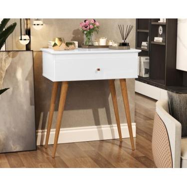 Imagem de Aparador Europa Buffet Sala Mesa Cantinho Decoração Com Gaveta Madeira