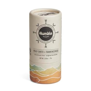 Imagem de HUMBLE BRANDS Fórmula original, sem plástico, desodorante sem alumínio, controle de odor de longa duração com bicarbonato de sódio e óleos essenciais, Palo Santo e olíbano