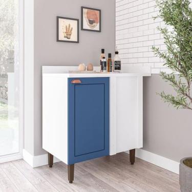 Imagem de Balcão de Canto 90cm X 94cm Pérola Yescasa