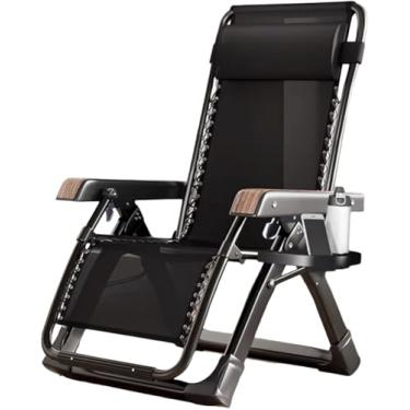 Imagem de Espreguiçadeira De Jardim, Espreguiçadeira, Encosto Ajustável Dobrável De 0°-170°, Espreguiçadeira De Acampamento Com Encosto De Cabeça, Espreguiçadeira De Pátio, Espr, A