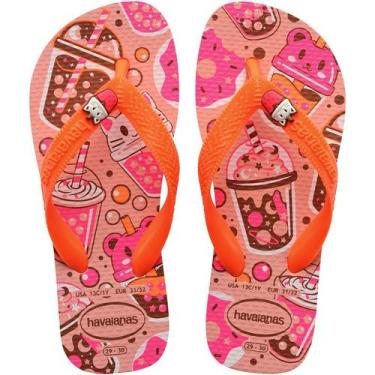 Imagem de Chinelo Infantil Havaianas Kids Fantasy Unicórnio Gato 2025, Blossom, 