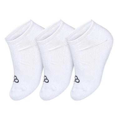 Imagem de Meia Olympikus Cano Invisível - Pack Com 3 Pares 39 Ao 44 - Branca