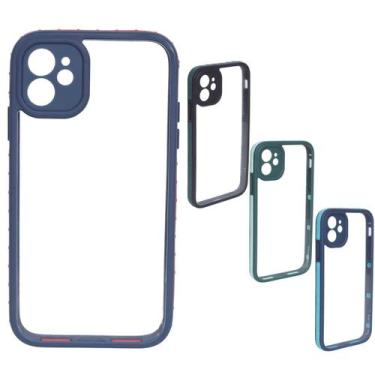 Imagem de Kit 4 Capas Capinhas Case Transparente Compatível Iphone 11 - Tesla St