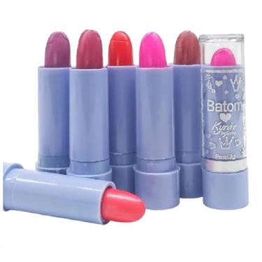 Imagem de Caixa Box 30 unid. Batom Bastão Cremoso Infantil Kyrav