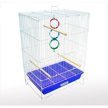 Imagem de Gaiola para periquito australiano luxo com(Azul)
