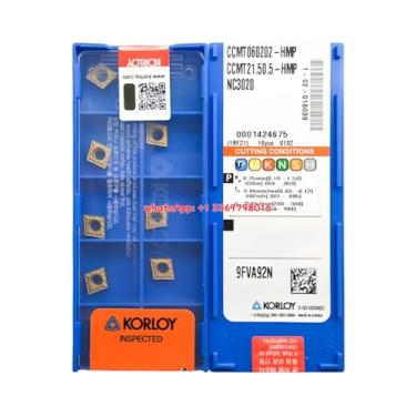 Imagem de Inserção de torneamento 100% original KORLOY CCMT060202-VF NC3225