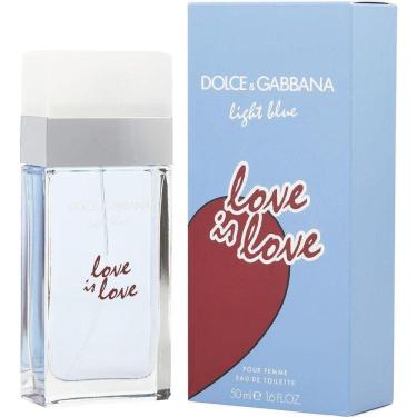 Imagem de Perfume Feminino D & G Light Blue Love Is Love Dolce & Gabbana Eau De Toilette Spray 50 Ml