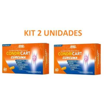 Imagem de Kit 2 Unid Condricart Colágeno Cúrc 60 Cápsulas Sidney Oliveira