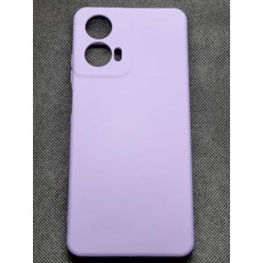 Imagem de Capa Aveludada Silicone Para Moto G24 (Lilás)
