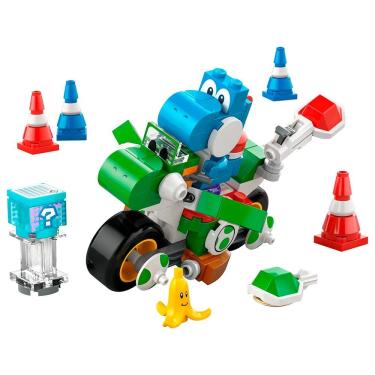 Imagem de Bloco de Montar - Super Mario - Mario Kart - Moto Yoshi - 133  peças - LEGO